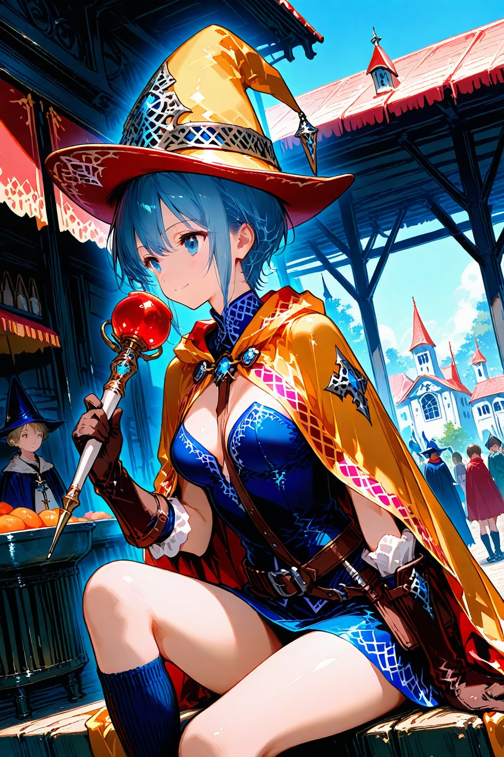 魔法使い、市場へ行く