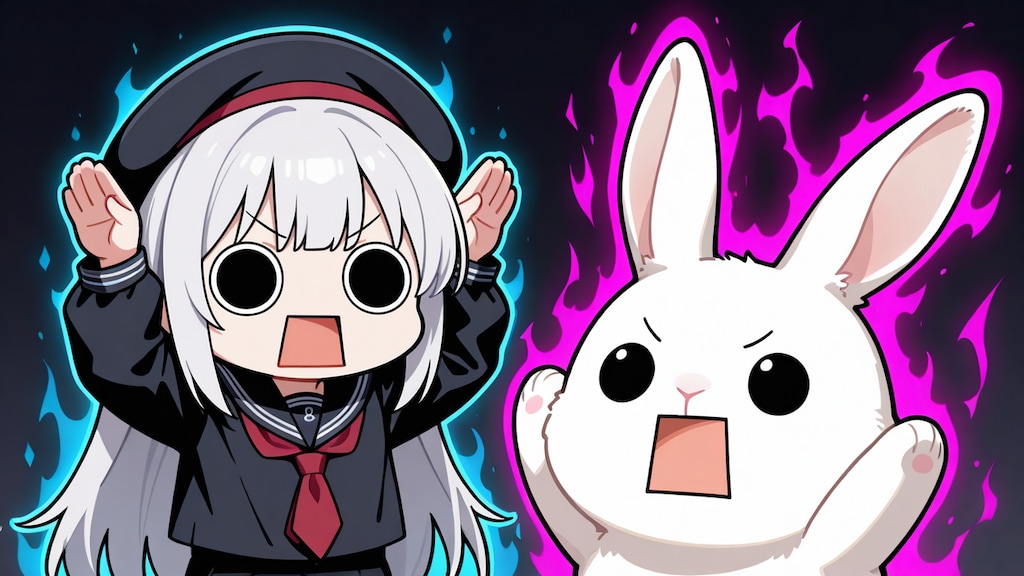 8月5日おはよウサギえらいこっちゃ嬢