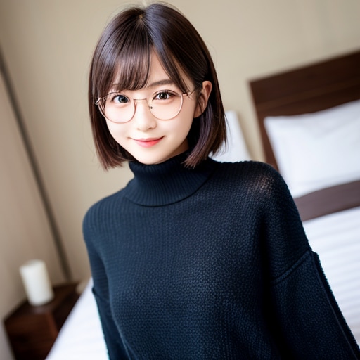 眼鏡っ娘（20251128）E | の人気AIイラスト・グラビア