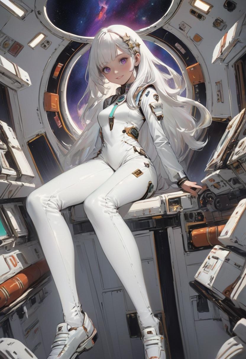 宇宙ステーションの観測室 | の人気AIイラスト・グラビア