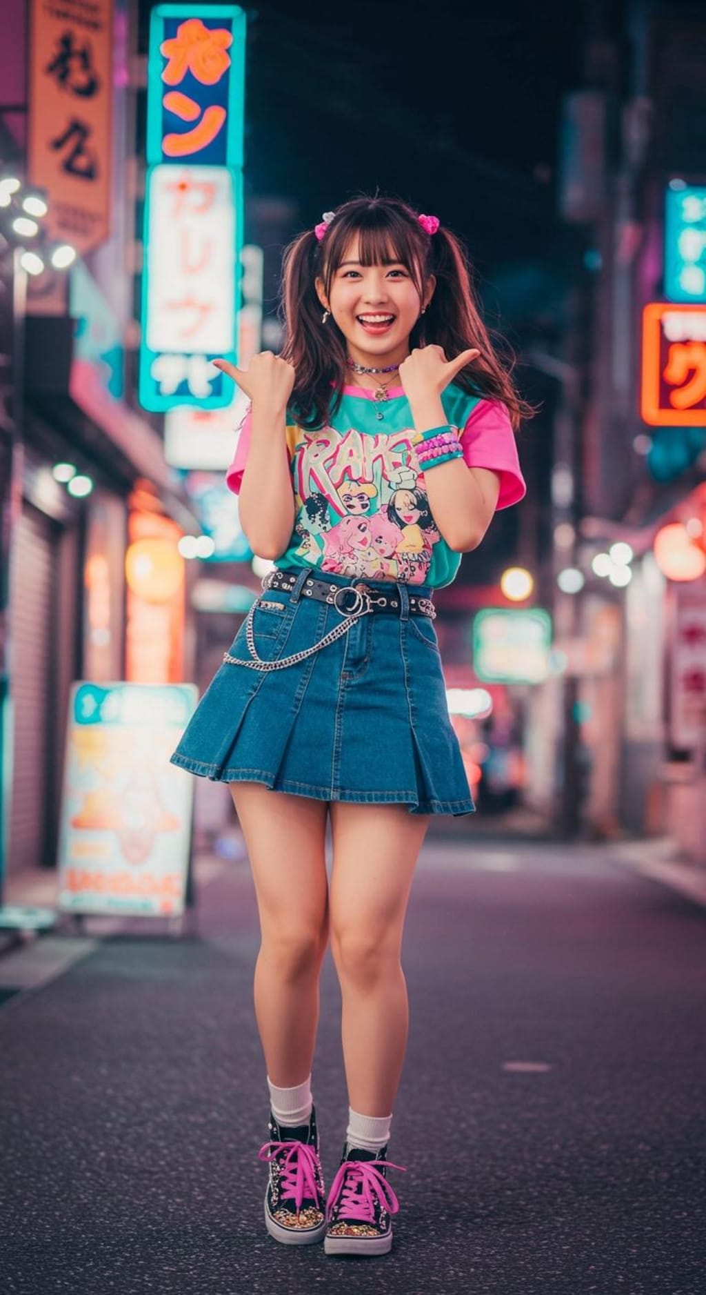 可愛い。　　　　　　　AIが考えたファションだけど。これってオシャレなのか、ダサイのか。