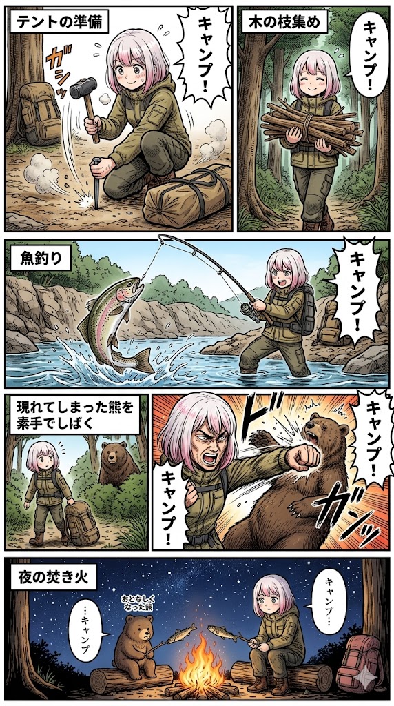 キャンプ | の人気AIイラスト・グラビア