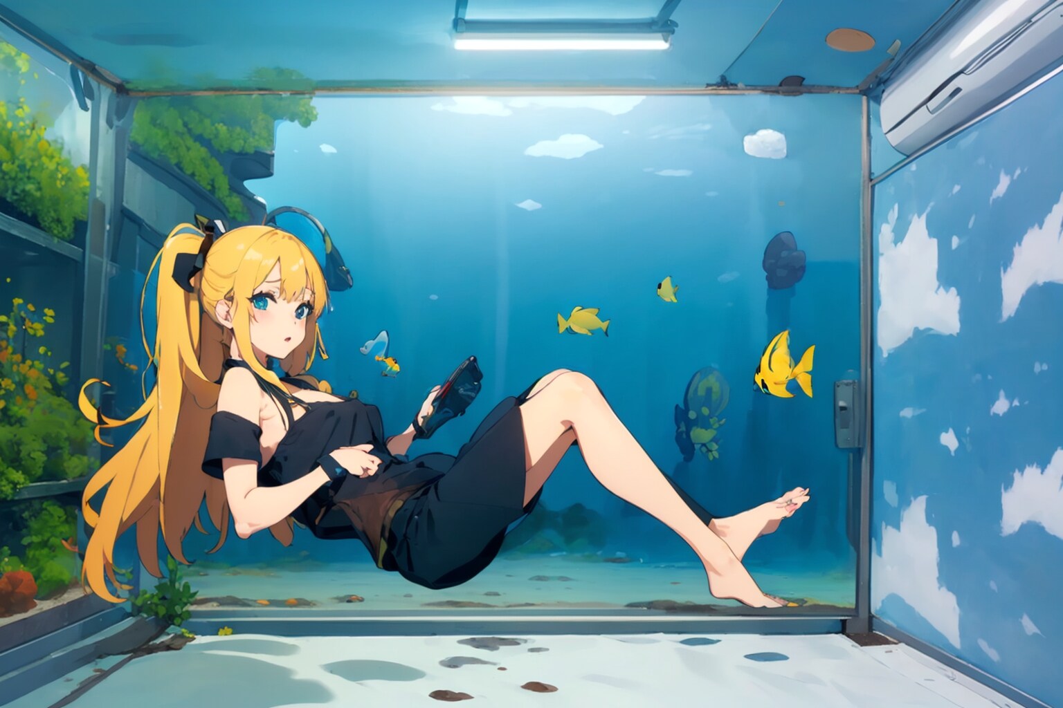 マジックミラー水槽