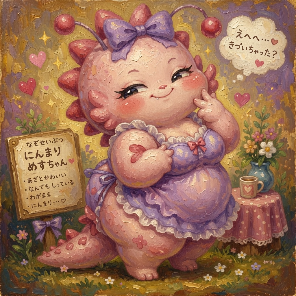 自分をかわいいと思ってる謎生物