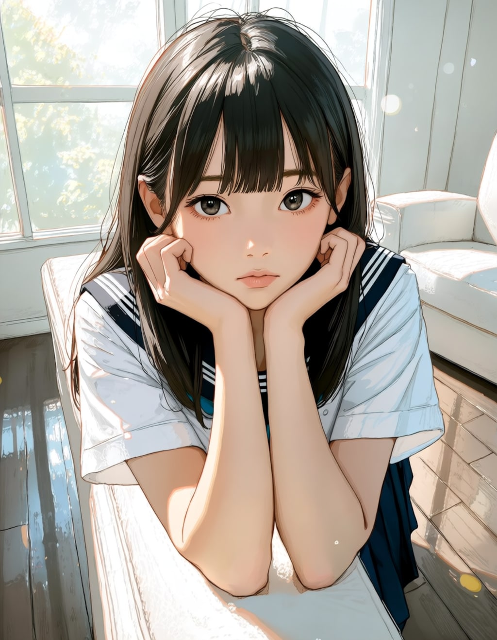 視線の先は