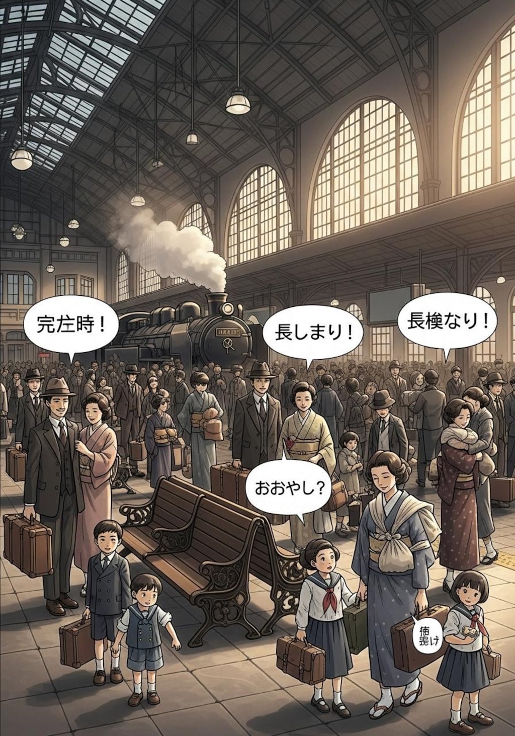 くにへ　かえるんだな　的な場所で喋らせてみた