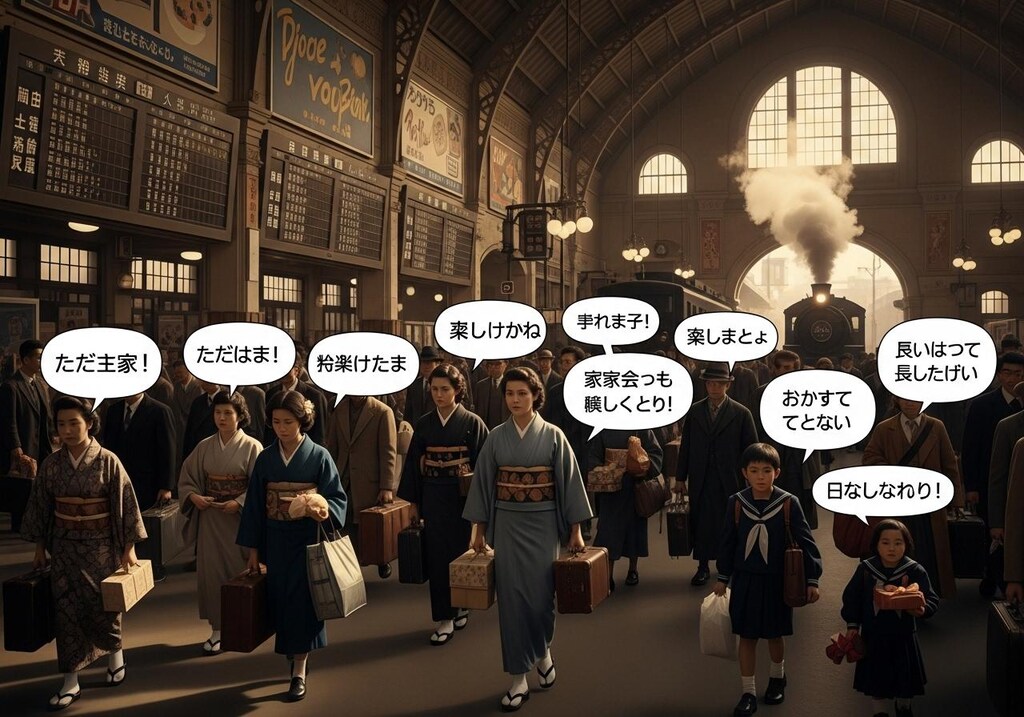 くにへ　かえるんだな　的な場所で喋らせてみた