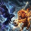 八咫烏 vs 獅子王 2枚目