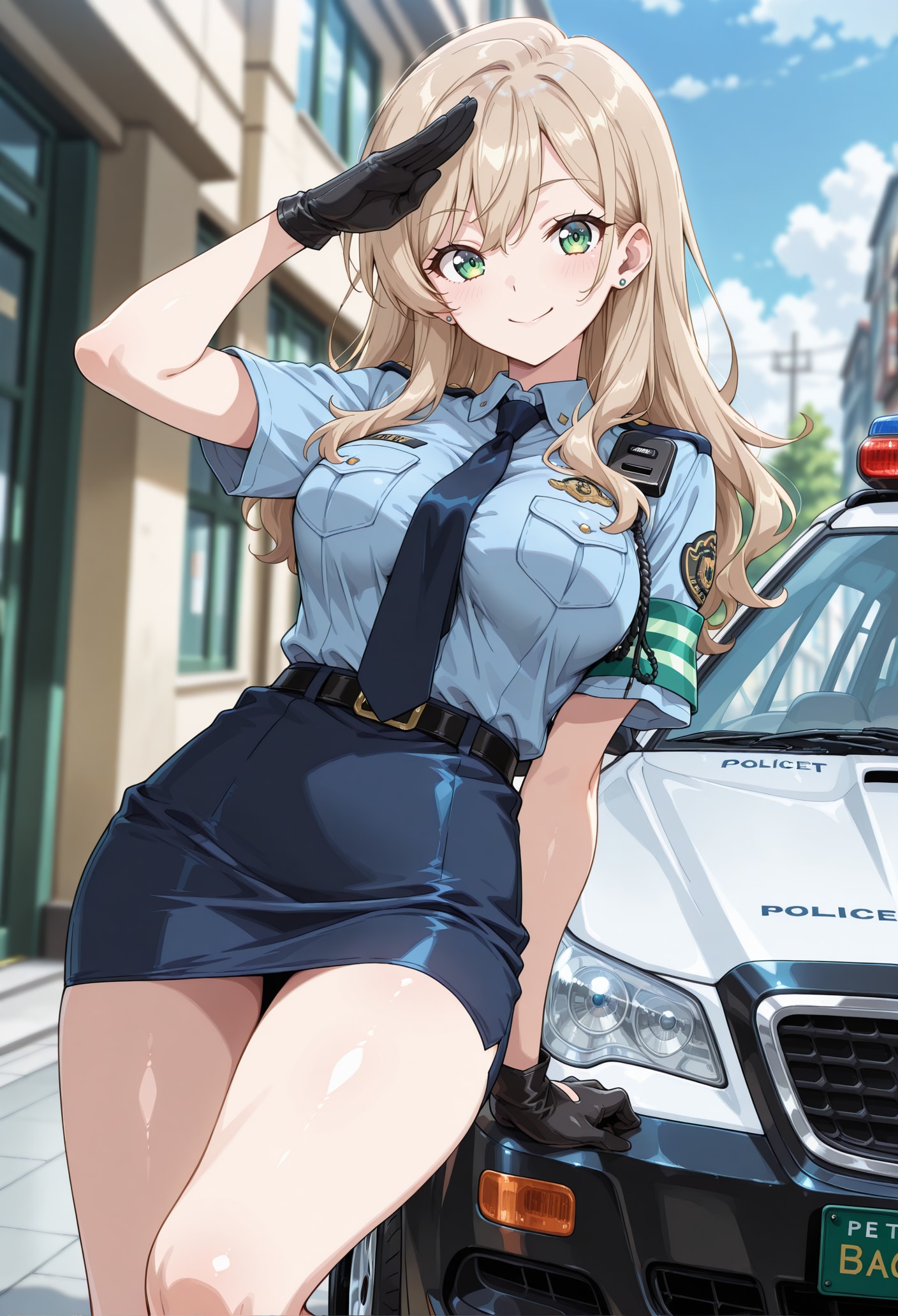 婦警ガール | の人気AIイラスト・グラビア