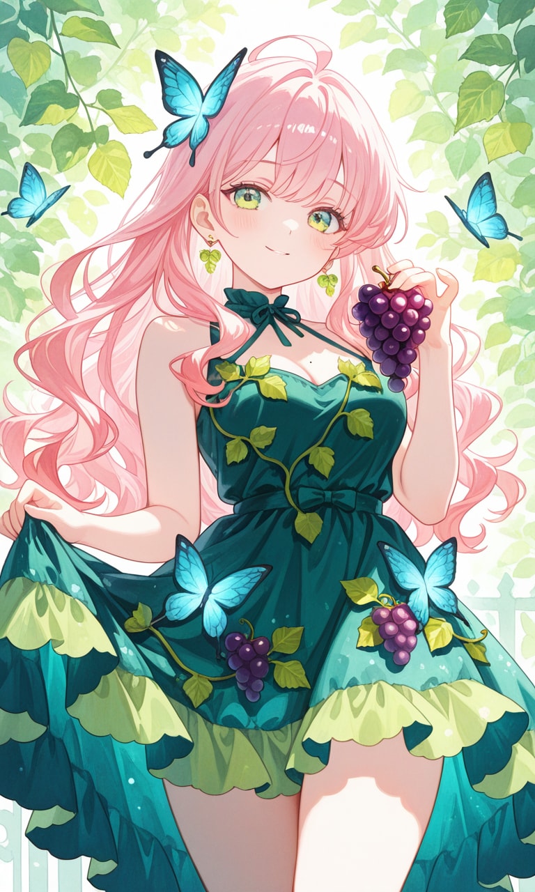 採れたてグレープ | の人気AIイラスト・グラビア