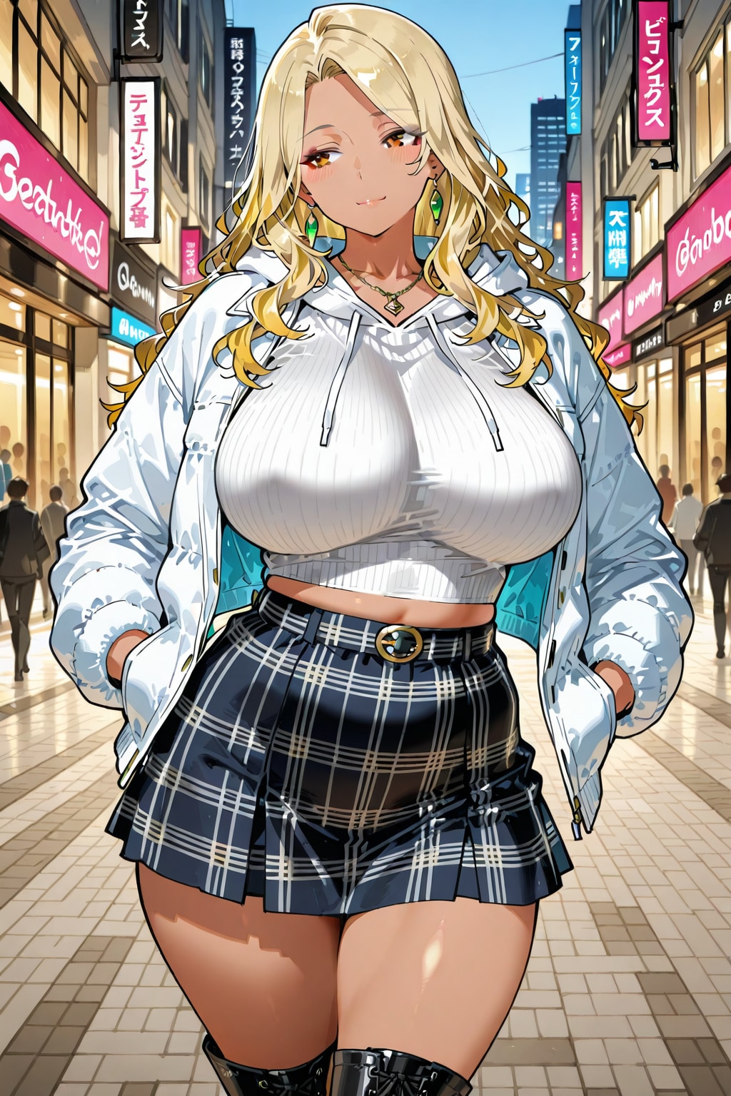 むちぽよアムラー風