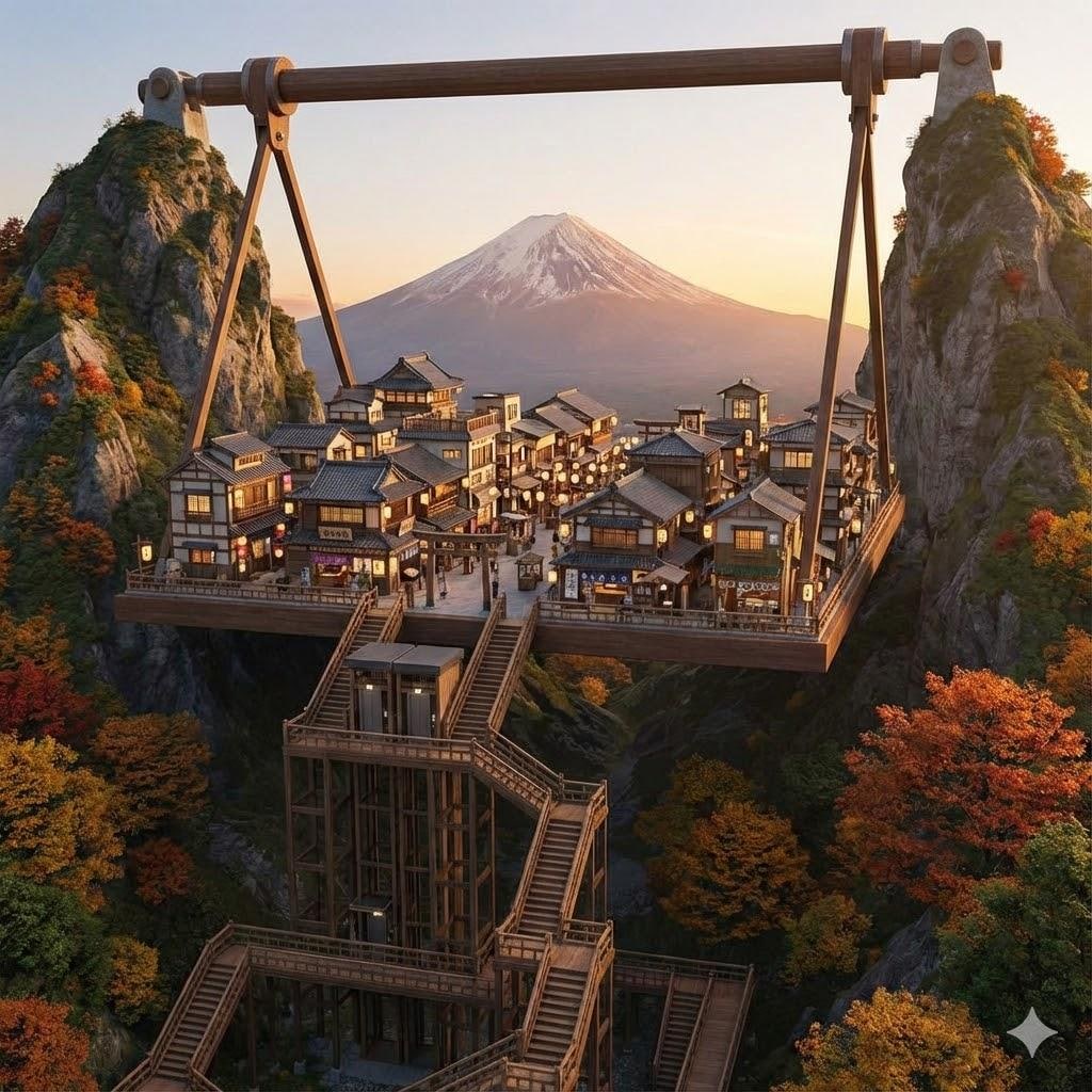 ブランコ上の町