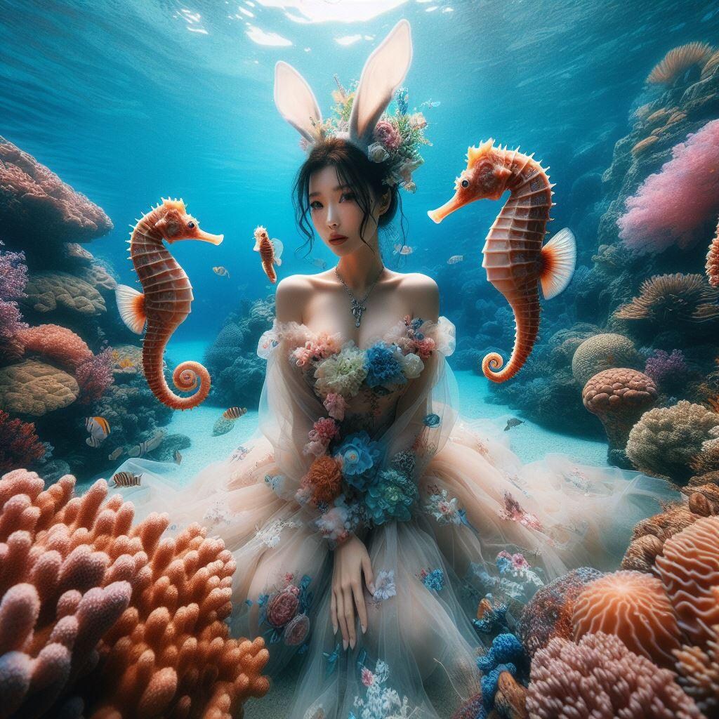 ウサギとタツのファンタジー🧚‍♀️✨