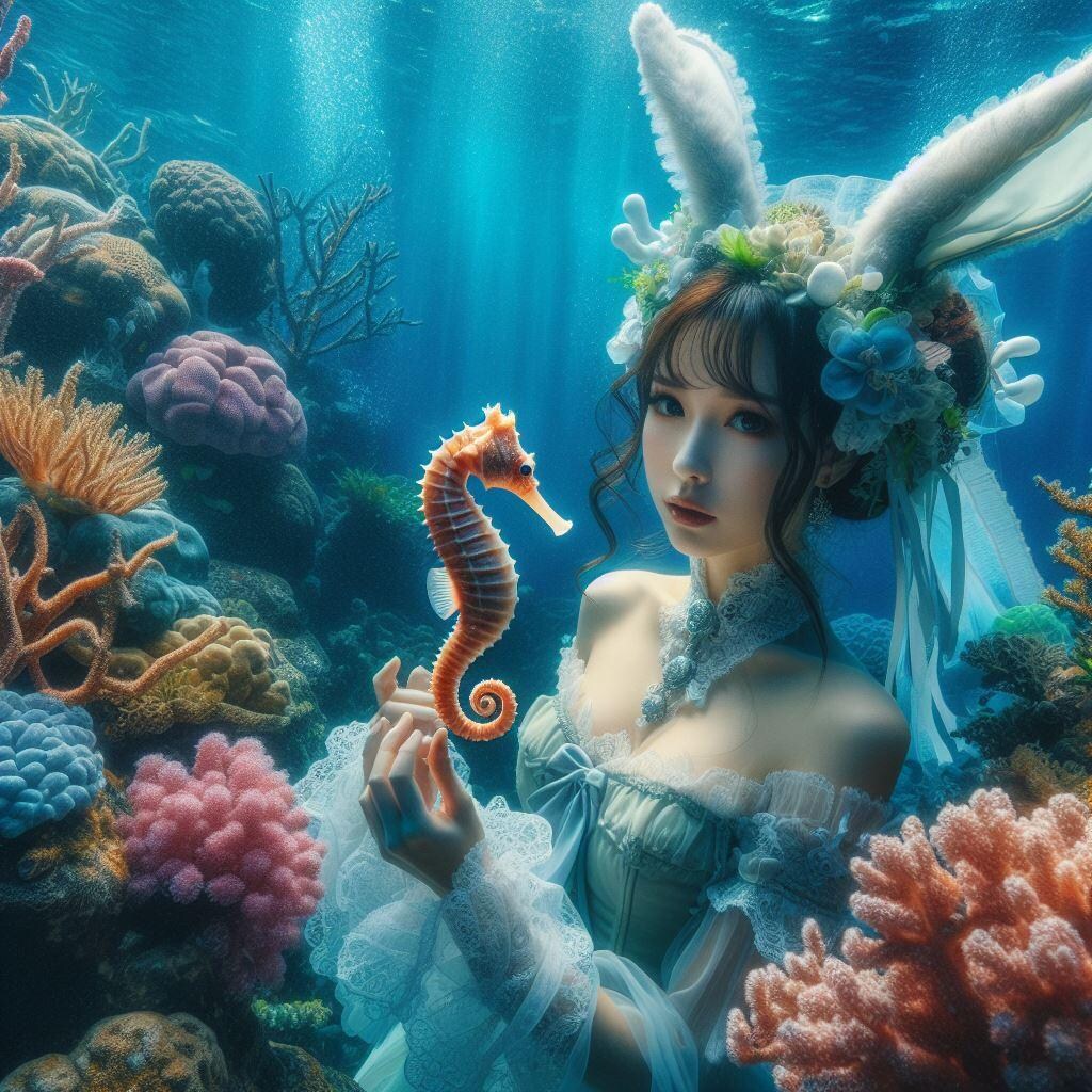 ウサギとタツのファンタジー🧚‍♀️✨
