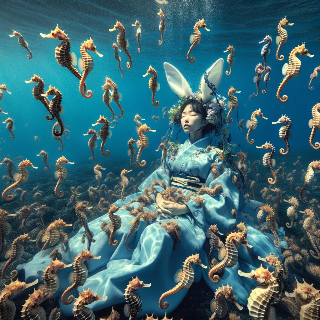 ウサギとタツのファンタジー🧚‍♀️✨