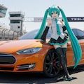 初音ミクとテスラセダン 3枚目