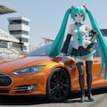 初音ミクとテスラセダン 4枚目