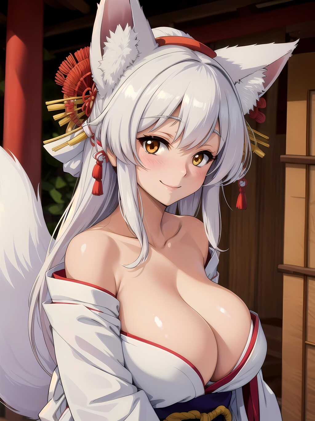 なんじゃ？戯れるか♥