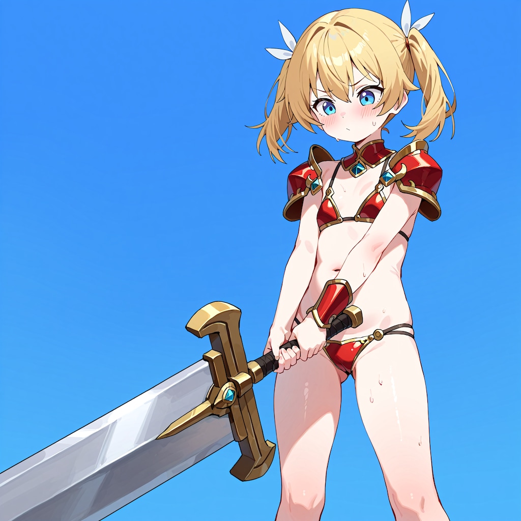 小さい子に馬鹿でかい武器はロマン