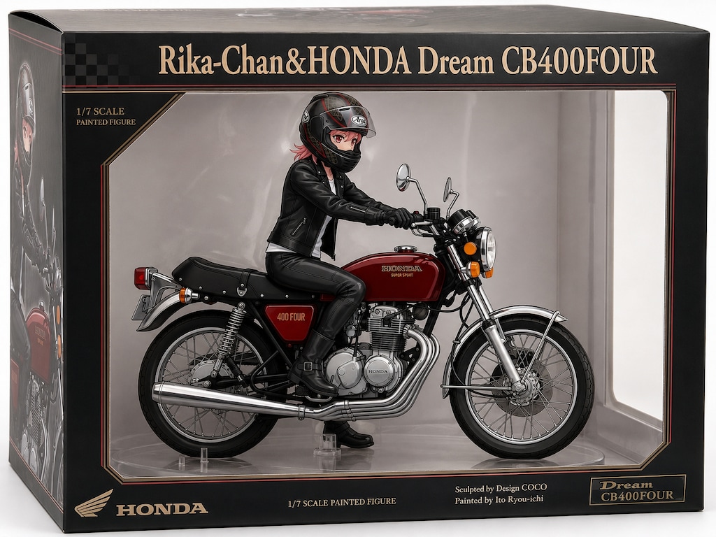 <リカちゃん>CB400FOURフィギュア