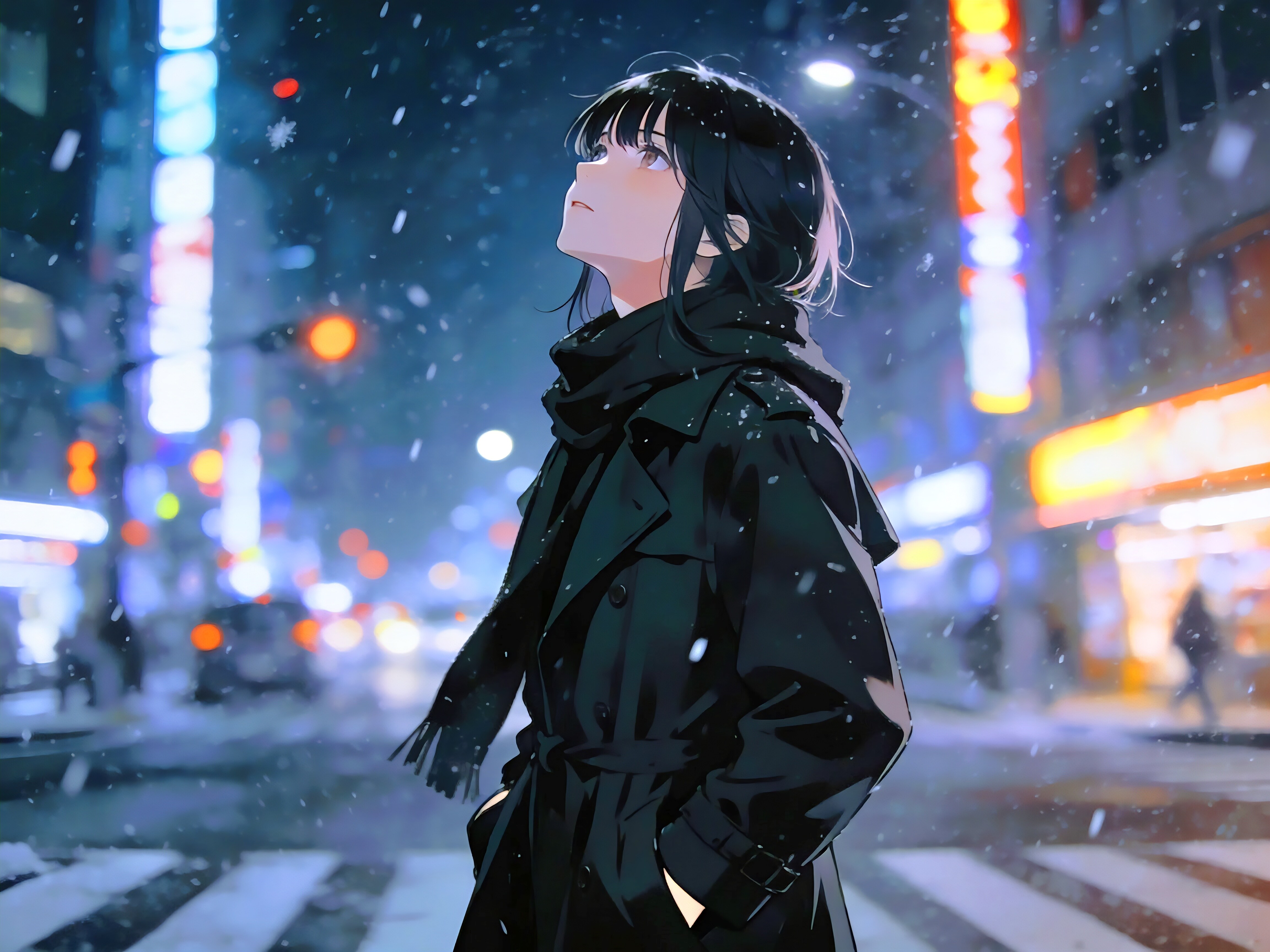氷雨降る中  #suno