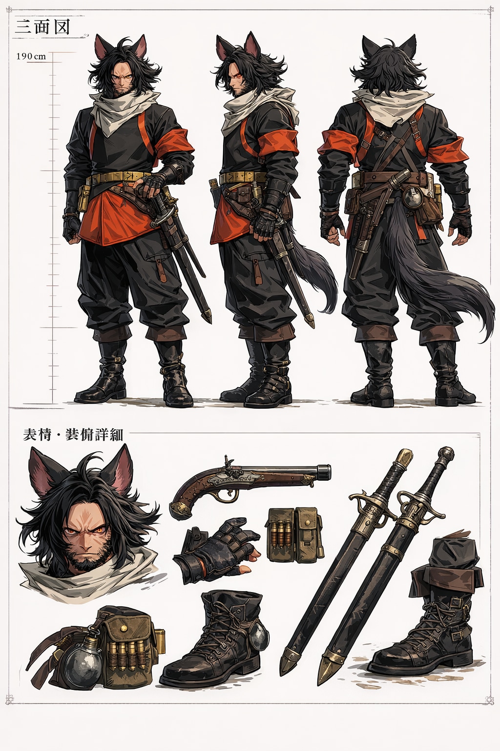 獣人傭兵2(キャラデザ17)