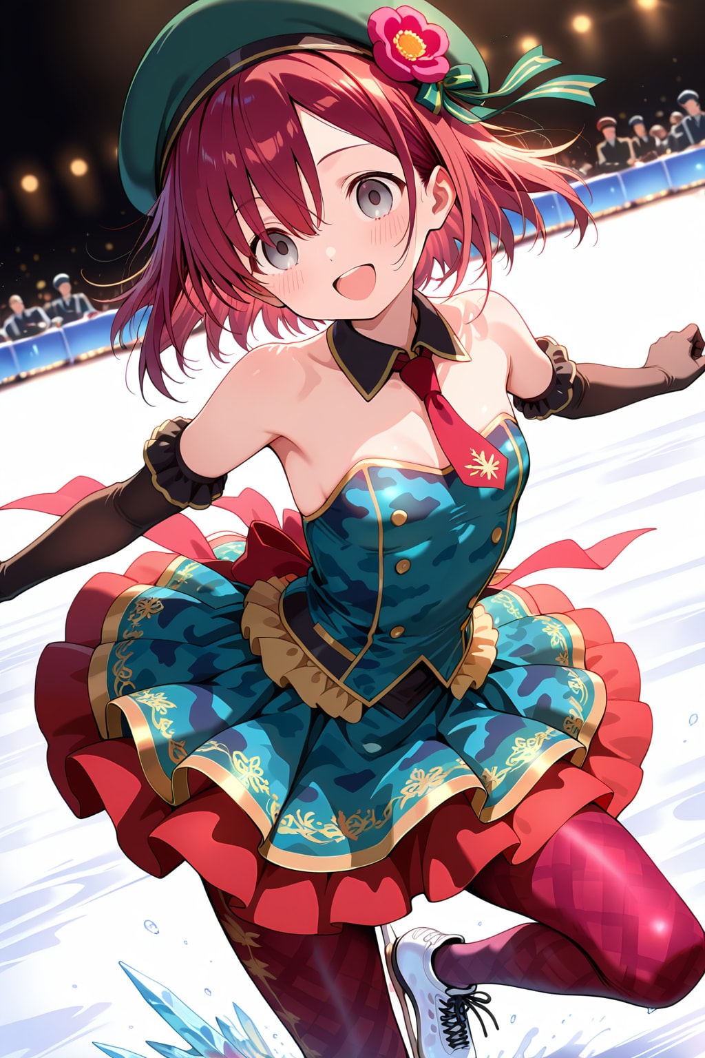 彼女たちの氷上(せんじょう)② | の人気AIイラスト・グラビア