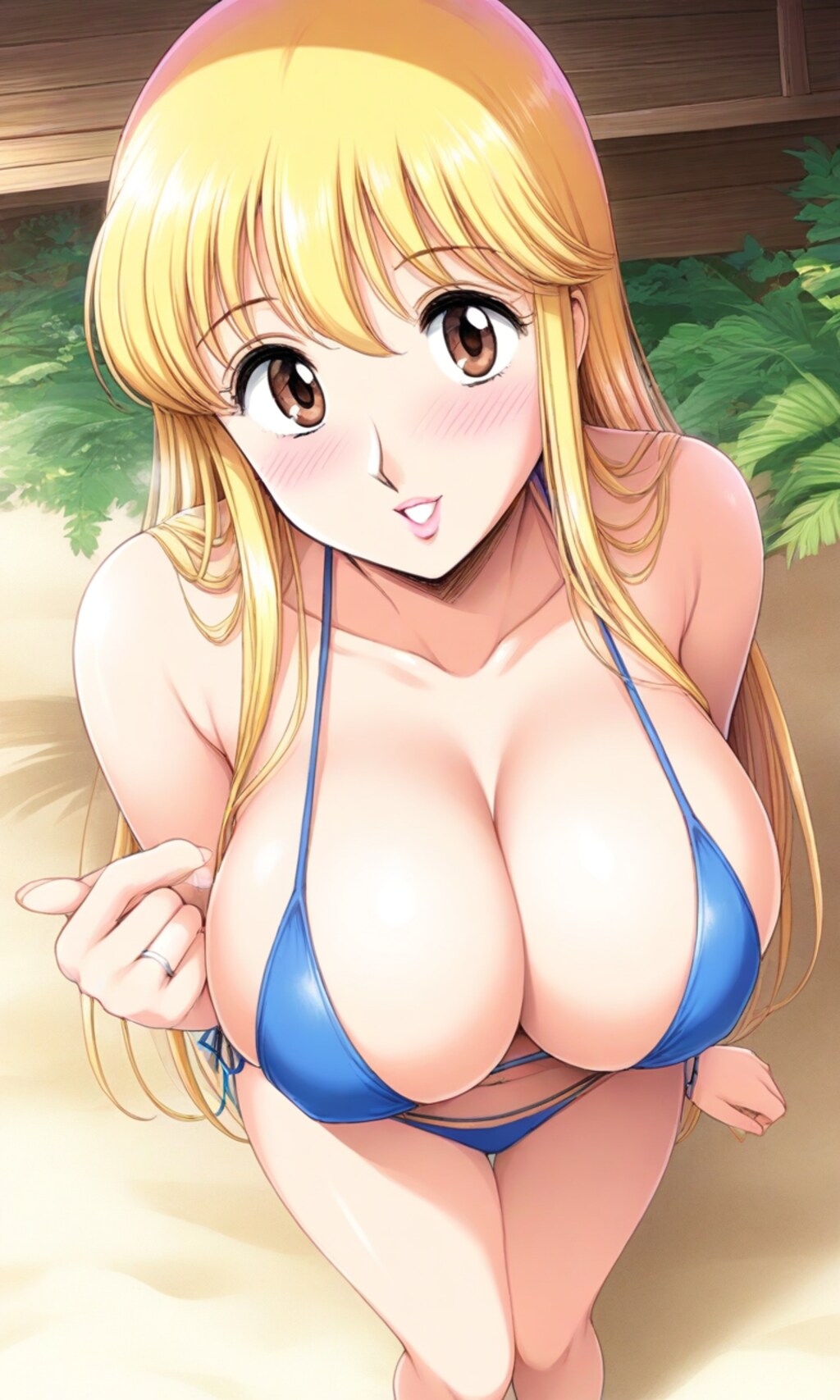 青ビキニの色香