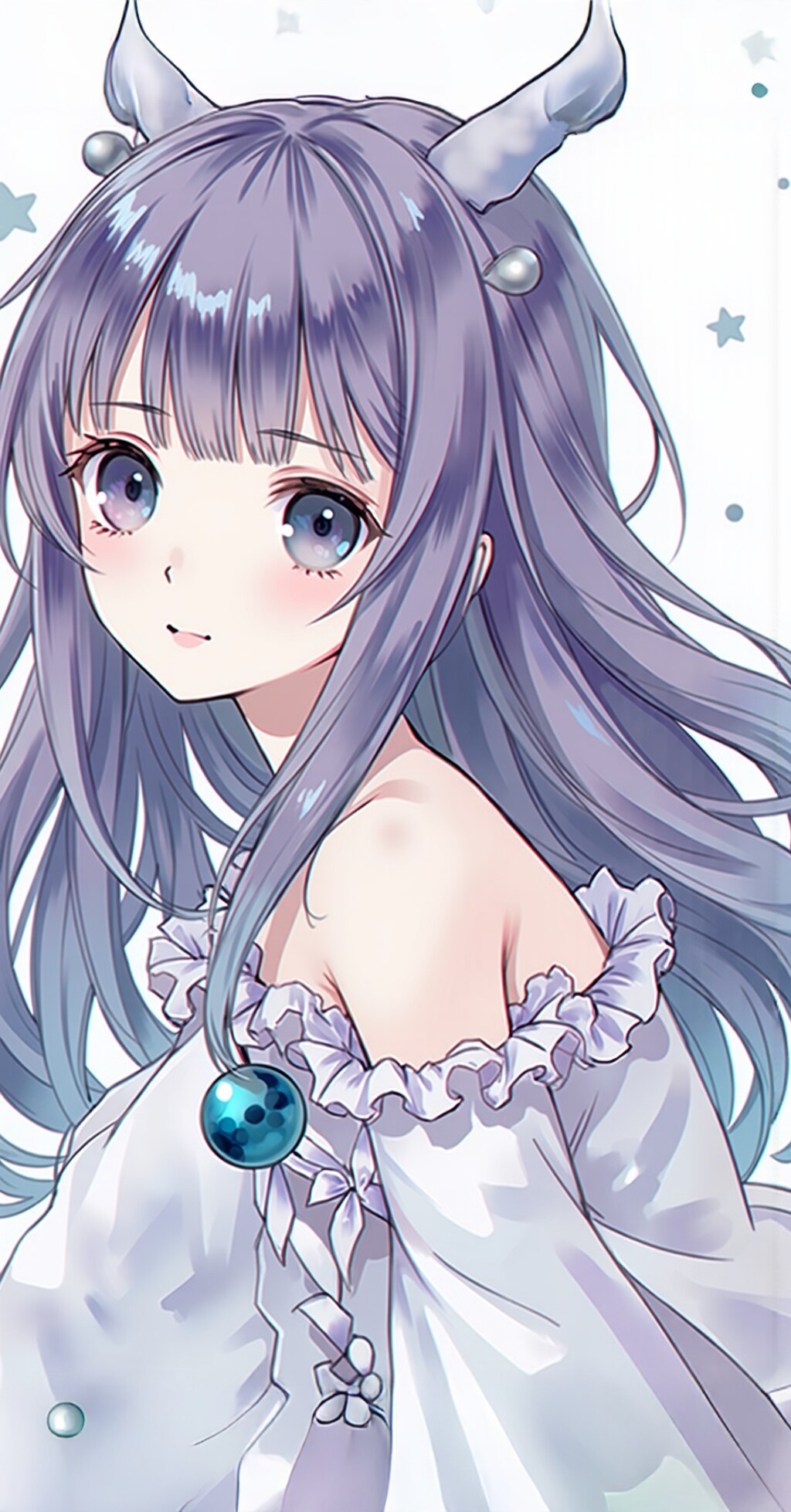 星屑に輝く紫角の姫