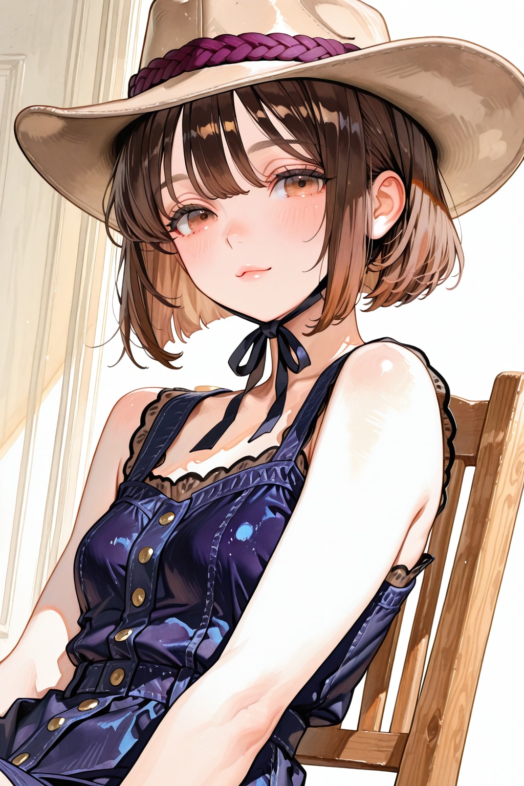 カウボーイハットの少女