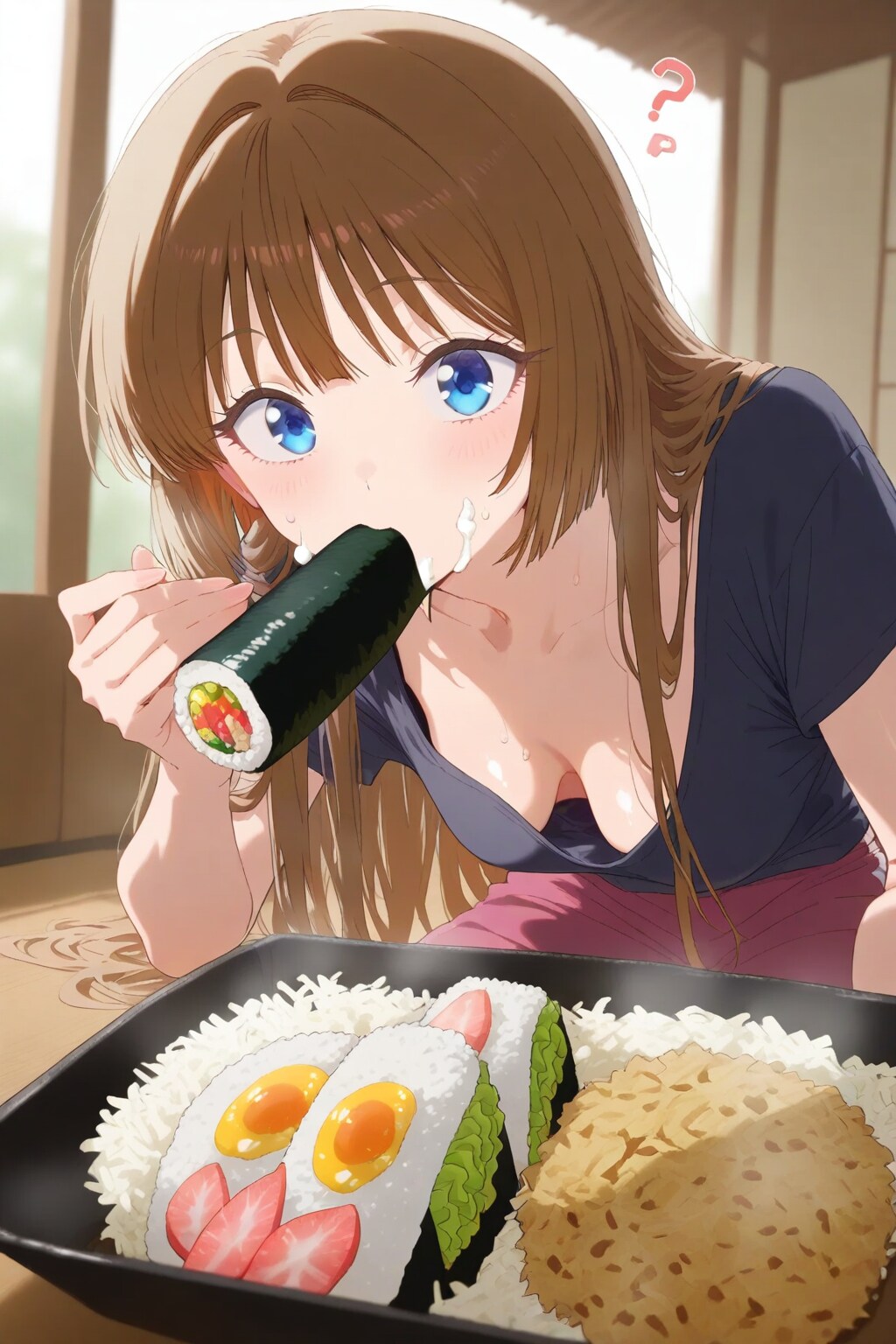 恵方巻食べたよ