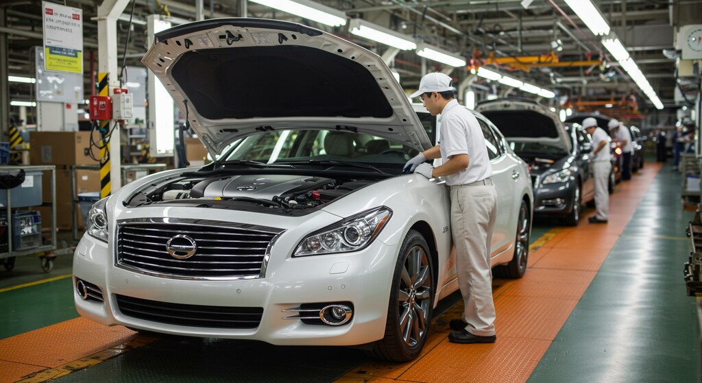 日産フーガ生産工場