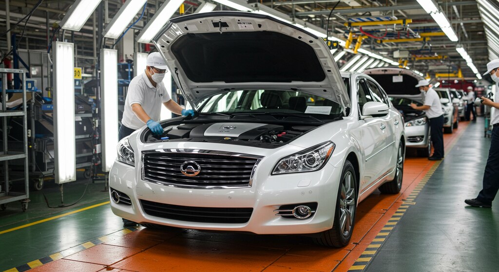 日産フーガ生産工場