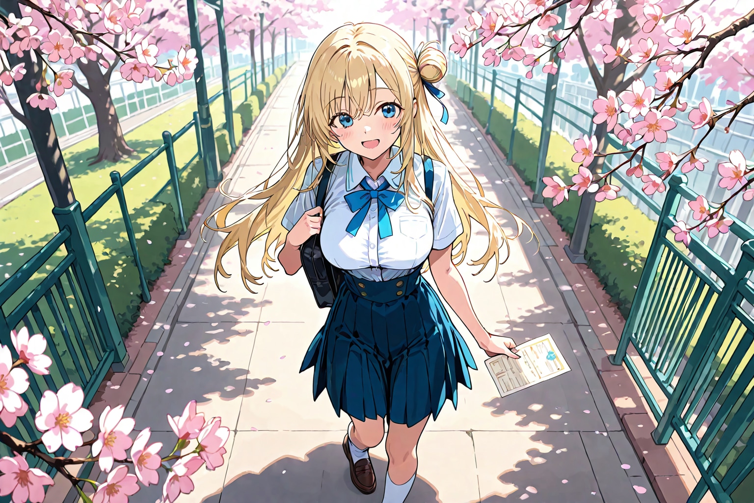 DAISYで金髪さんの卒業2 | の人気AIイラスト・グラビア