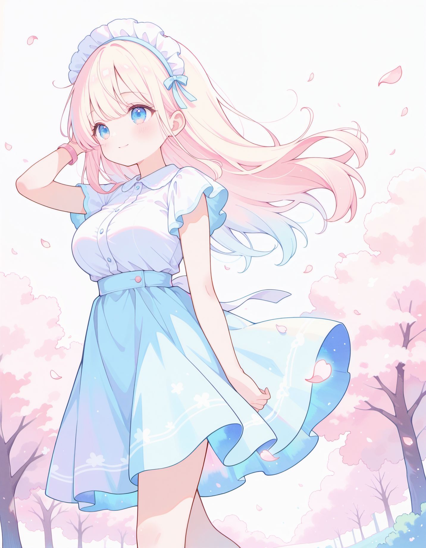 春色こーでメイドさん | の人気AIイラスト・グラビア