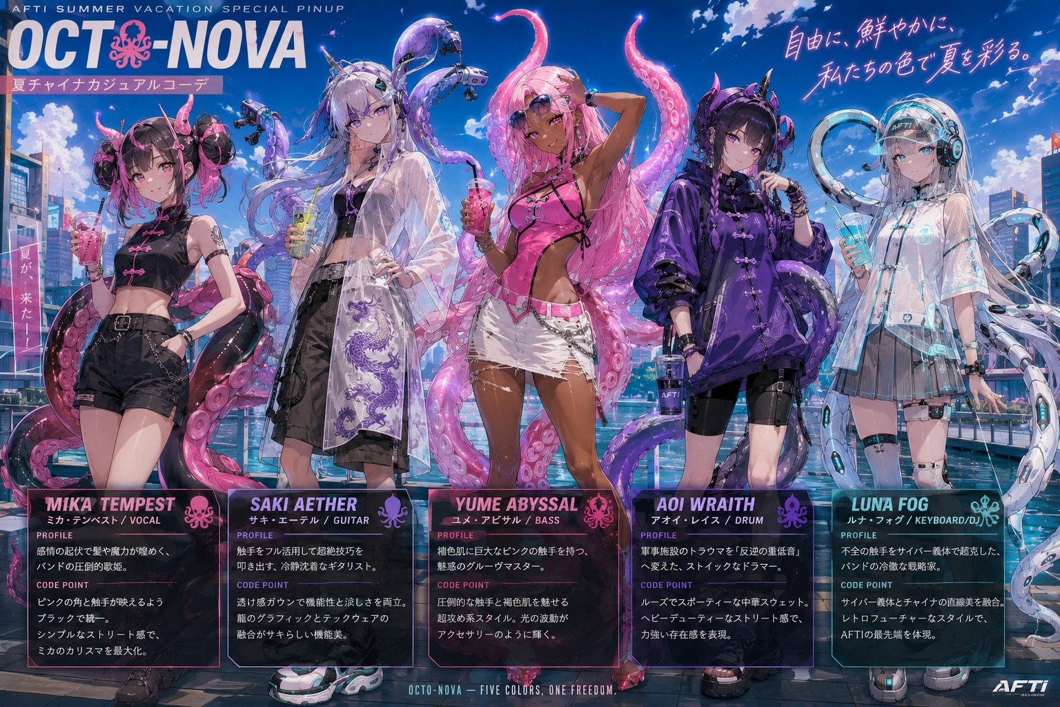 🐙 【夏休み特別ピンナップ企画】オクト・ノヴァ（Octo-Nova）