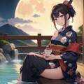 今宵、最高の月見酒を君と 2枚目