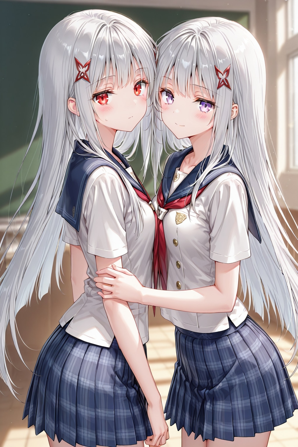 銀髪の双子姉妹