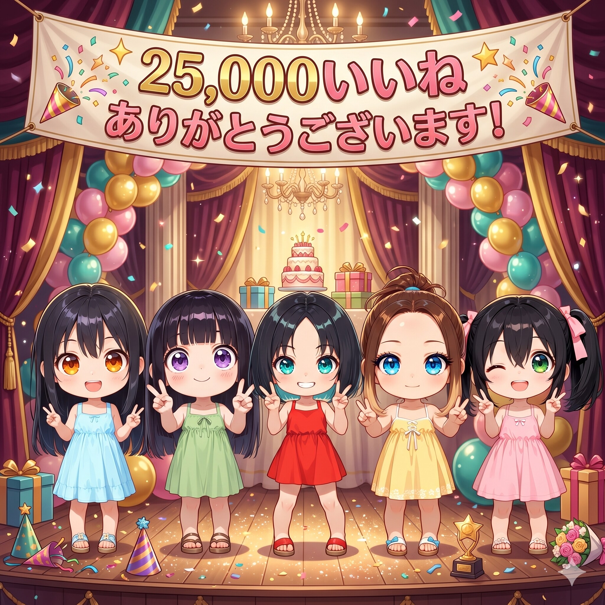 25,000いいねありがとうございます✨