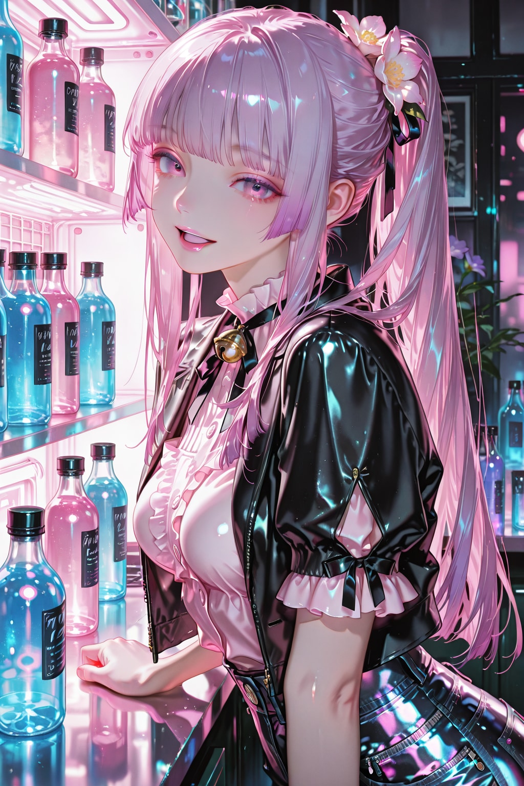 あ❤️いらっしゃませ❤️ようこそ❤️BAR新世界へ❤️オススメは芹奈特製カクテル🍸️です❤️