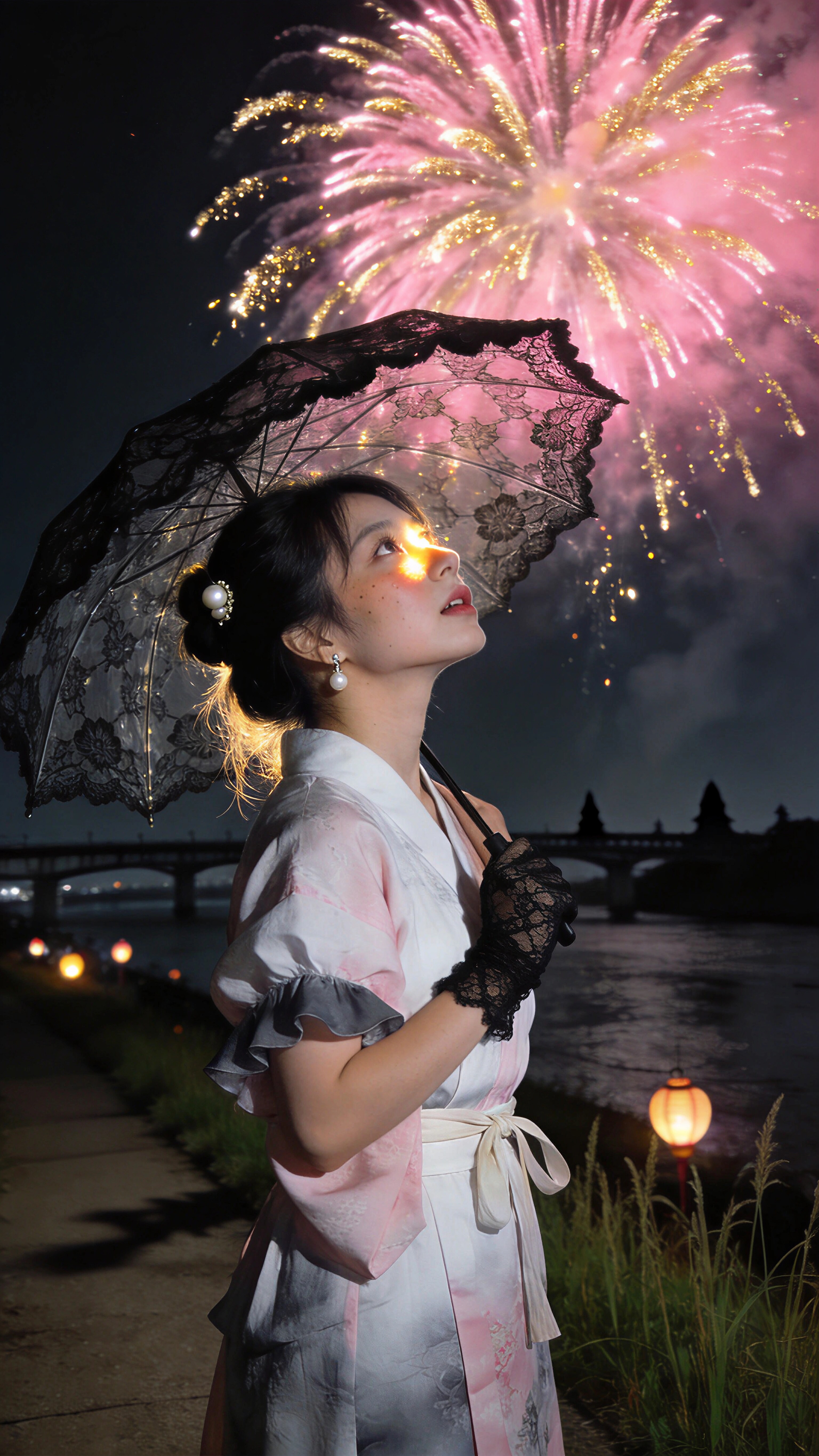Lace Beneath the Fireworks