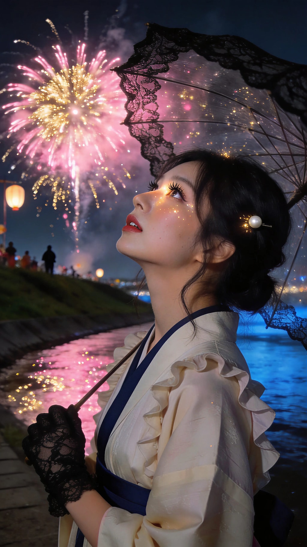 Lace Beneath the Fireworks