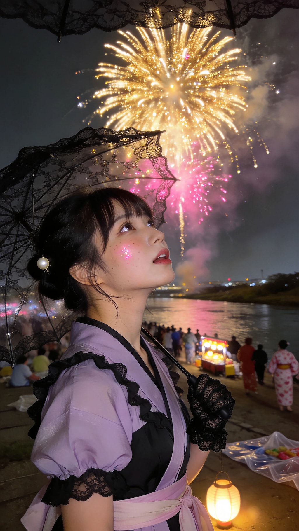 Lace Beneath the Fireworks