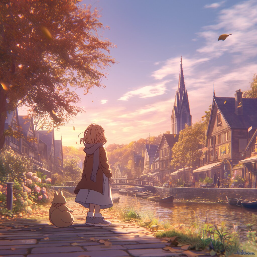 コークの街と女の子 City of Cork and Girls