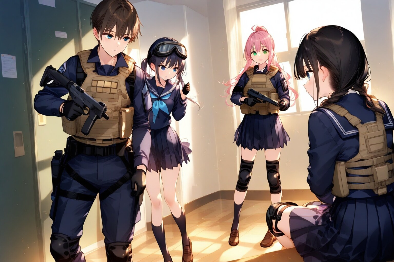 番外編　武装JK 画像のやや失敗例