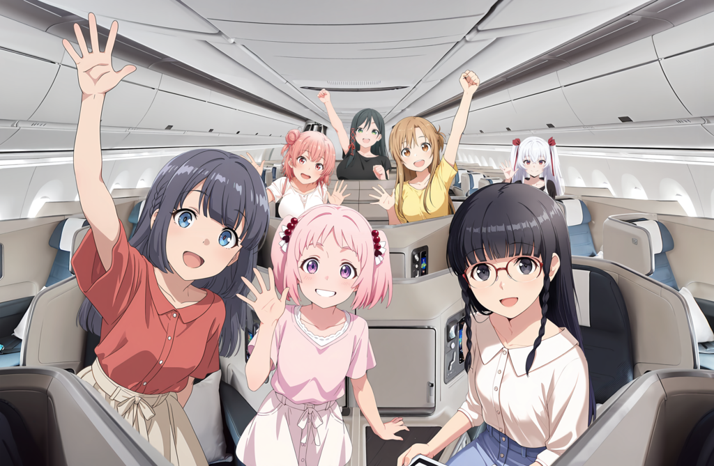 A350のビジネスクラスからです！