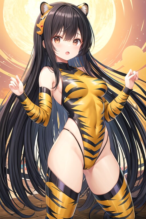 タイガーさくらちゃん | の人気AIイラスト・グラビア