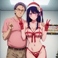 星野アイ×エロサンタコス 5枚目