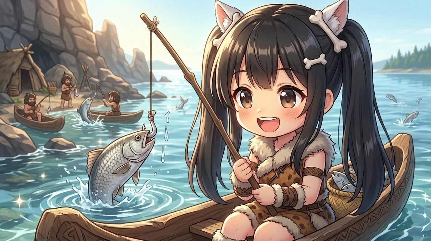 黒ツイさん。原始時代