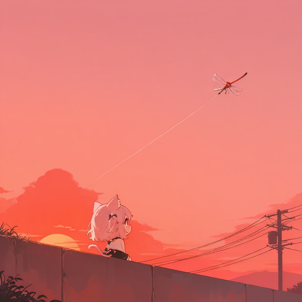 夕暮れ
